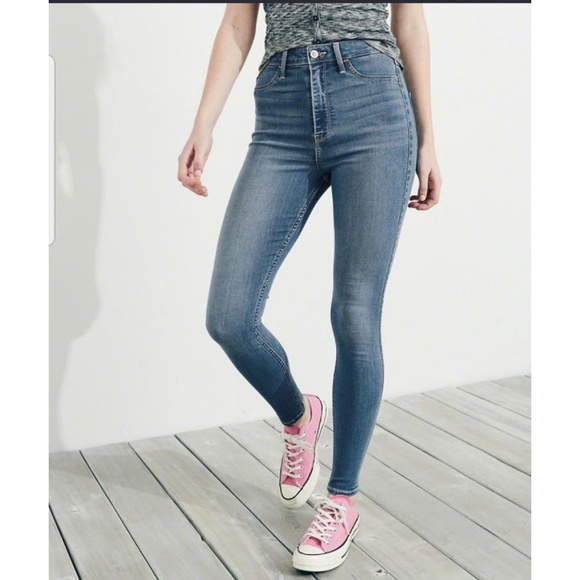 hollister ultra high rise jeans